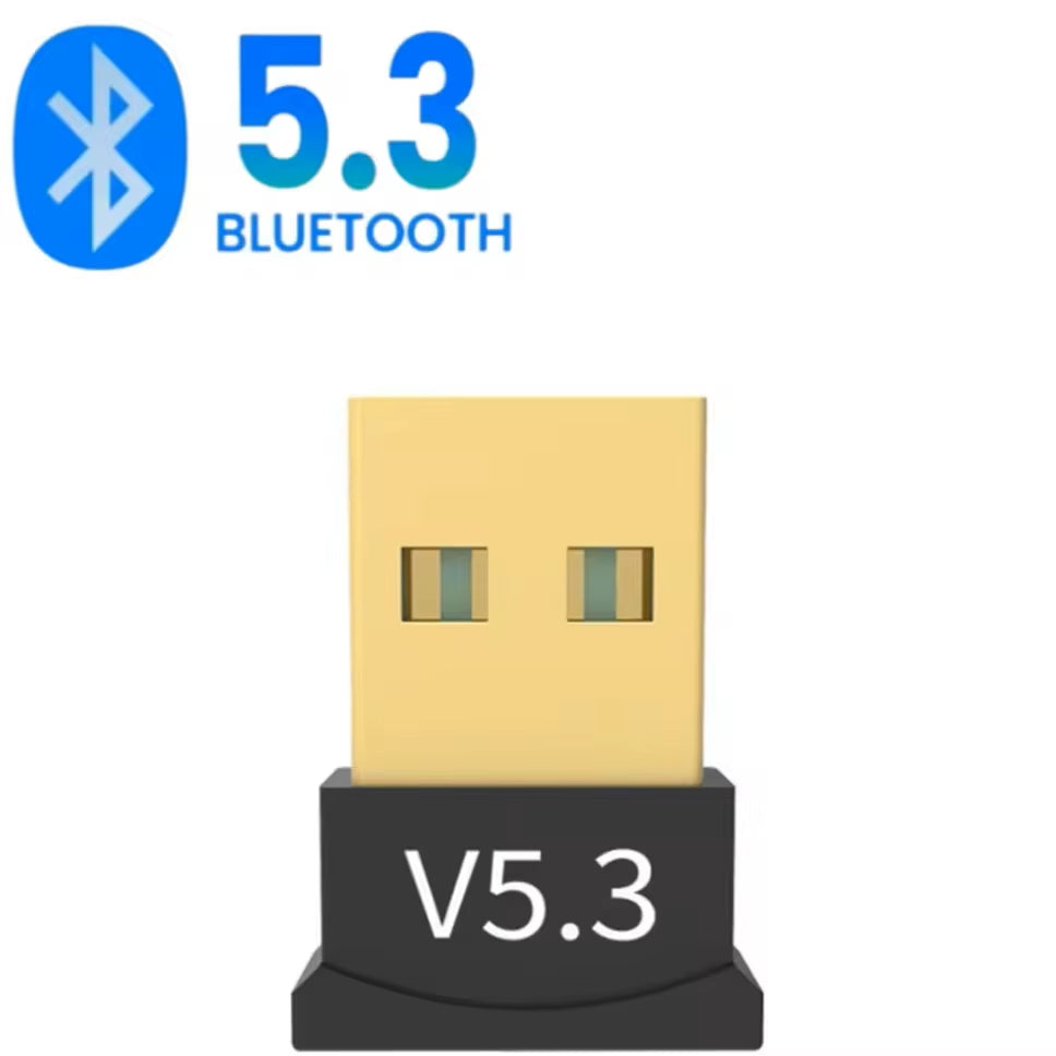 Upgrade Your Audio Experience with the USB Bluetooth 5.3 Transmitter & Receiver Dongle for Seamless Wireless Streaming on Computers and Laptops